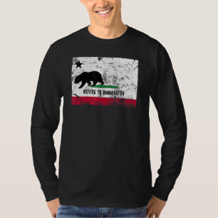 California Bear Is Moving To Washington Walking A T-Shirt