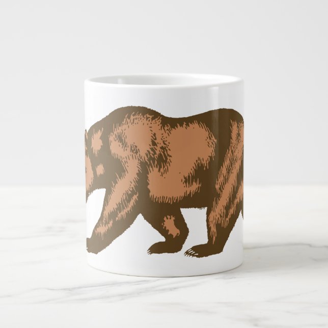 California Bear Large Coffee Mug (Front)