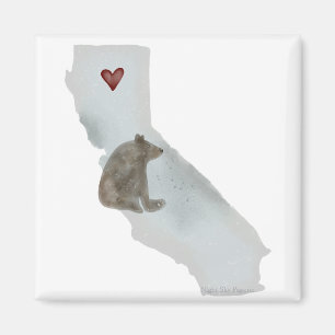 California Bear Magnet