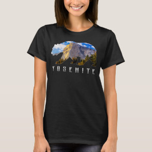California Bear with Yosemite National Park Image  T-Shirt