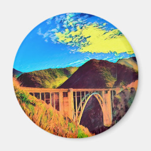 California - BIXBY CREEK - Bridge Magnet