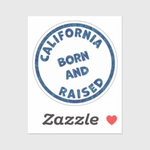 California Born and Raised Illustration