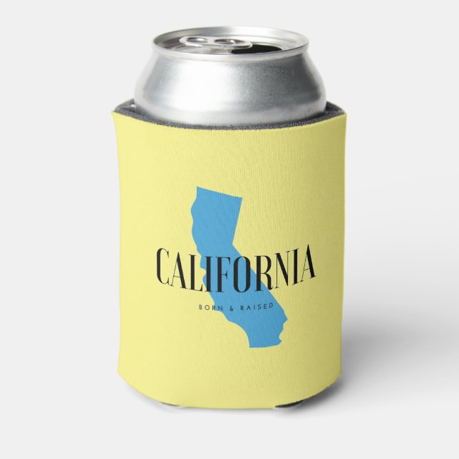 California Born & Raised Can Cooler (Can Back)