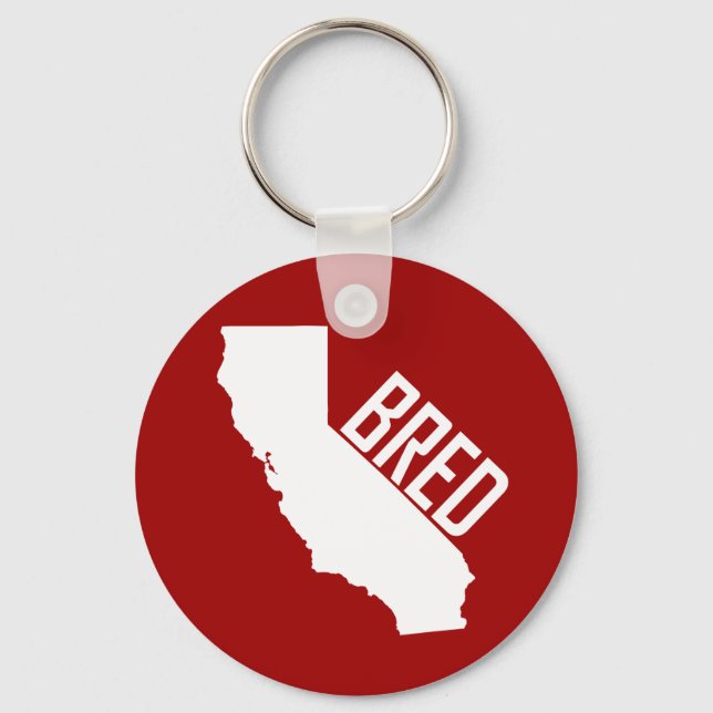 California Bred Key Ring (Front)
