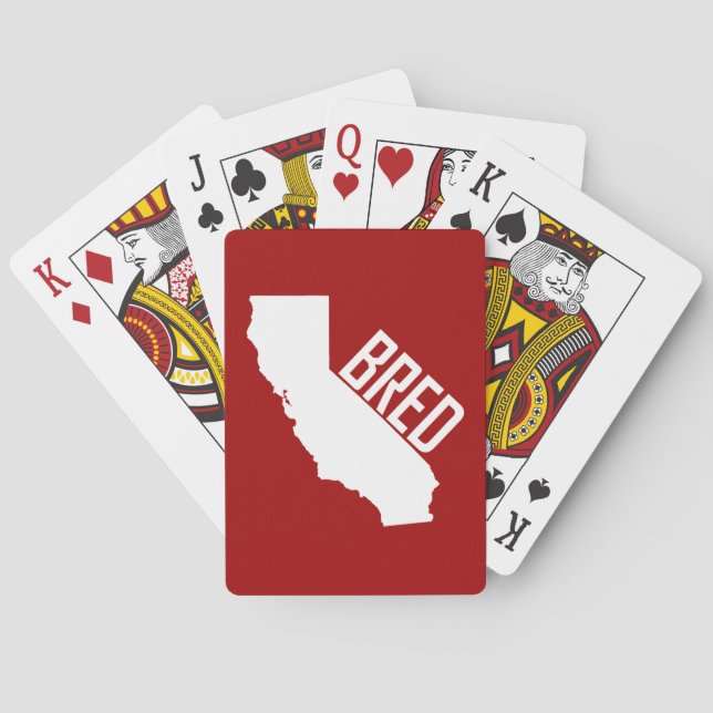 California Bred Playing Cards (Back)
