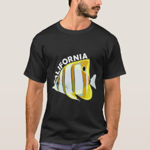 California Butterfly Fish Tropical Coral Marine An T-Shirt
