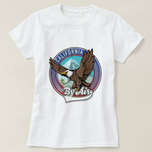 California By Air travel patch  T-Shirt