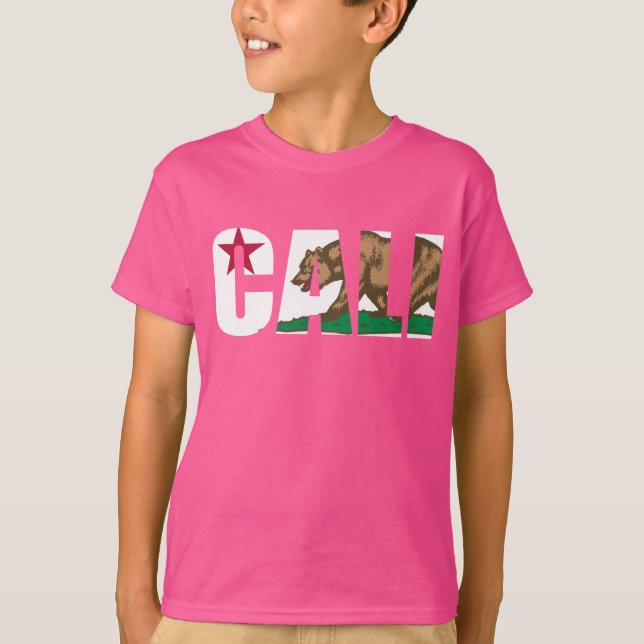 California Cali Flag T-Shirt (Front)