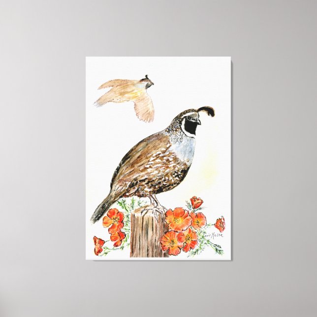 California Canvas Print (Front)