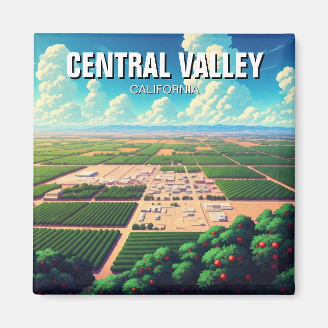 California Central Valley Magnet (Front)