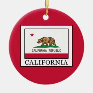 California Ceramic Tree Decoration
