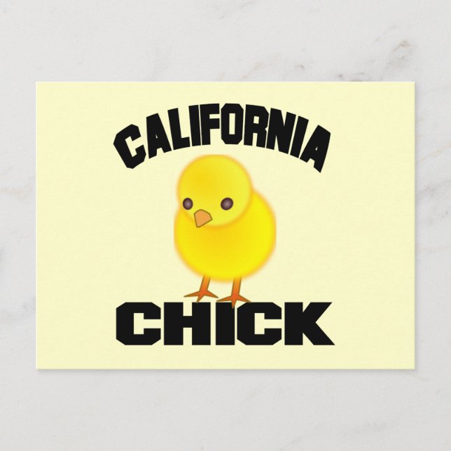 California Chick Postcard (Front)
