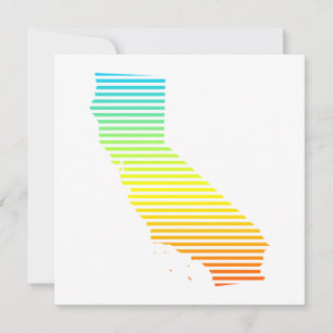 california chill fade invitation