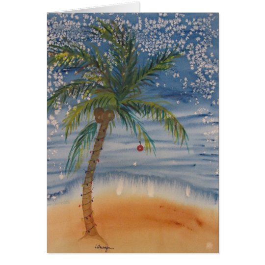 California Christmas Greeting Card