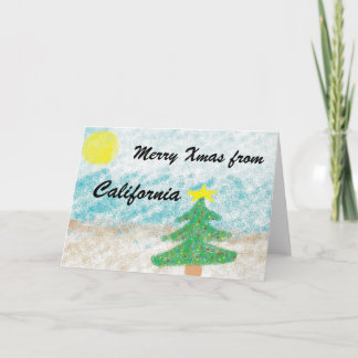 California Christmas Holiday Card