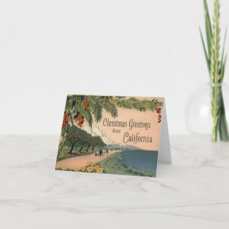California Christmas Holiday Card