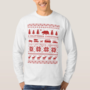California Christmas Ugly Cute Xmas Sweater Design
