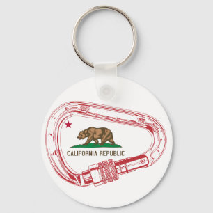California Climbing Carabiner Key Ring