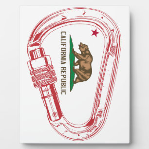 California Climbing Carabiner Plaque