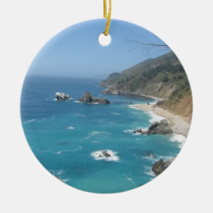 California Coast Ceramic Tree Decoration