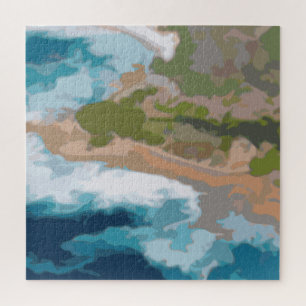 California Coast Painting Jigsaw Puzzle