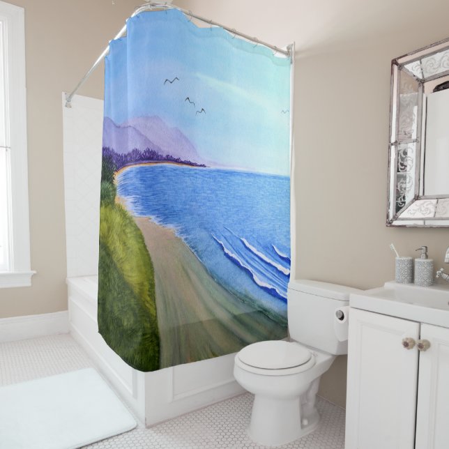 California Coast  Shower Curtain (In Situ)
