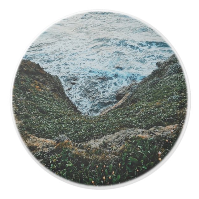 California Coastal Ceramic Knob (Front)