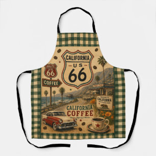 California Coastal Coffee Kitchen Route 66 Apron