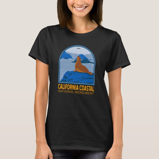 California Coastal National Monument Harbour Seal  T-Shirt (Front)