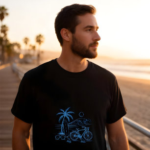 California Coastal Summer -blue- T-Shirt