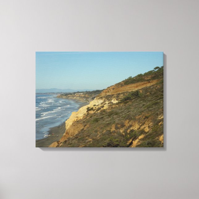 California Coastline Scenic Travel Landscape Canvas Print (Front)