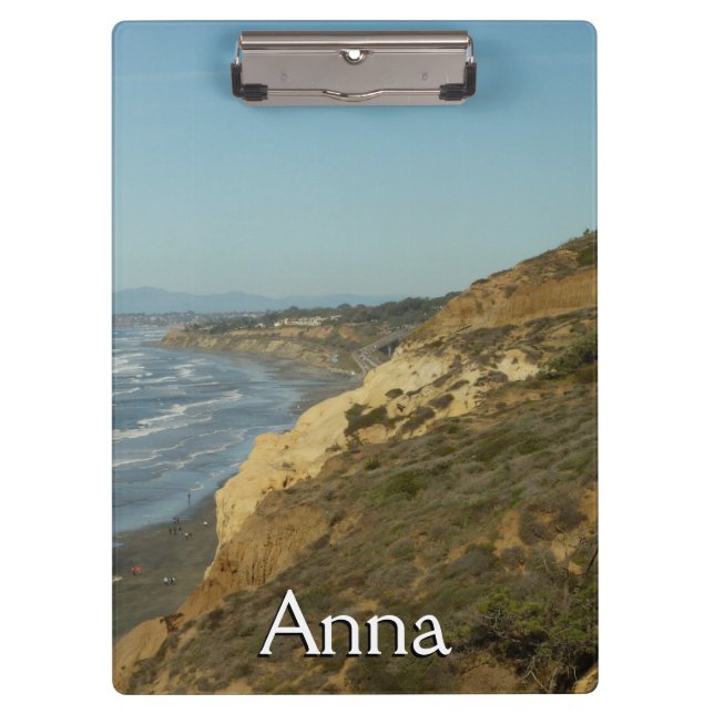 California Coastline Scenic Travel Landscape Clipboard (Front)