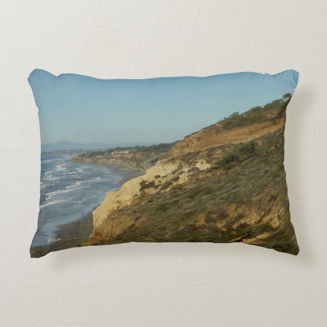 California Coastline Scenic Travel Landscape Decorative Cushion (Front)