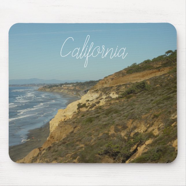 California Coastline Scenic Travel Landscape Mouse Mat (Front)
