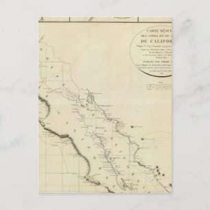 California coasts postcard