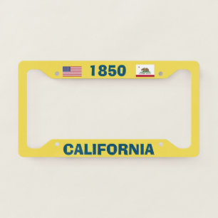 California Colourful License Plate Frame
