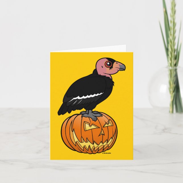 California Condor Halloween Card (Front)