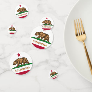 California Confetti, party, Californian Flag Confetti