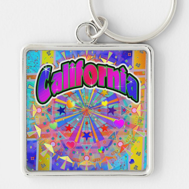 California Cosmic Unity Keychain (Front)