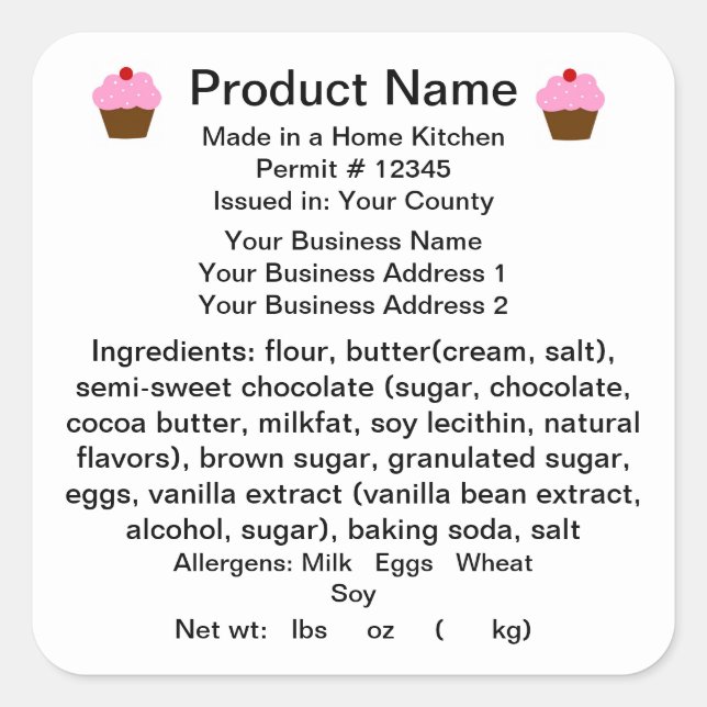 CALIFORNIA Cottage Law Product Label (Front)