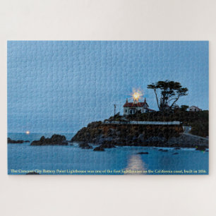 California Crescent City Battery Point Lighthouse Jigsaw Puzzle