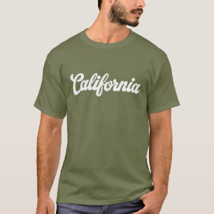 California Cursive Typography T-Shirt
