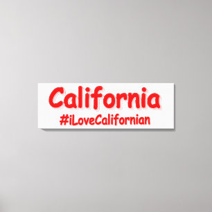 "California" Cute Design. Buy Now Canvas Print