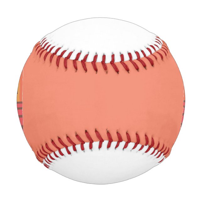 California Cute Design Gift Ideas Sunset Palms Baseball (Front)