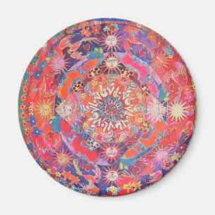 California Daz e Mandala Magnet