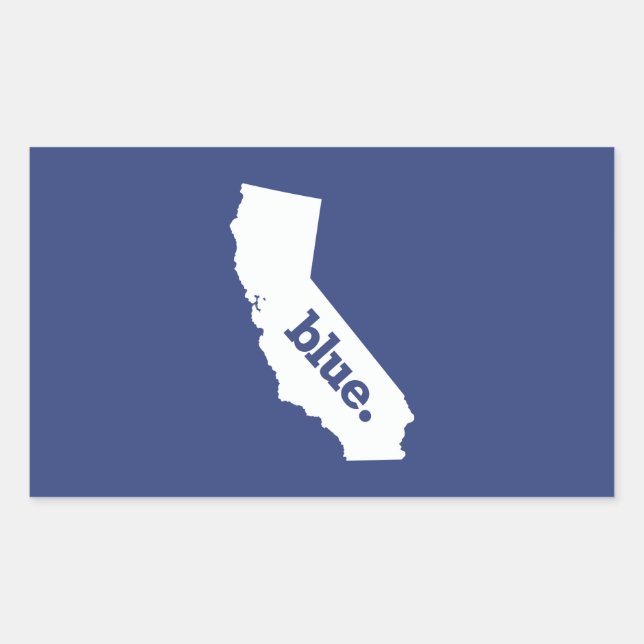 California Democrat Rectangular Sticker (Front)