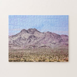 California Desert Mojave Mountains Artsy Puzzle