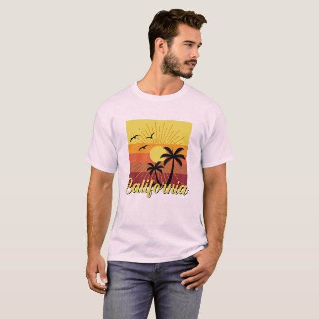 California Design - Basic Dark T-Shirt (Front Full)