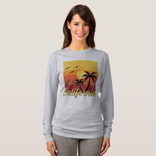 California Design - Basic Long Sleeve T-Shirt (Front Full)