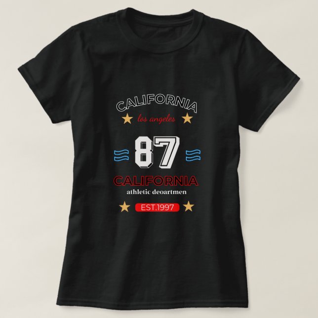 California Design T-Shirt (Design Front)